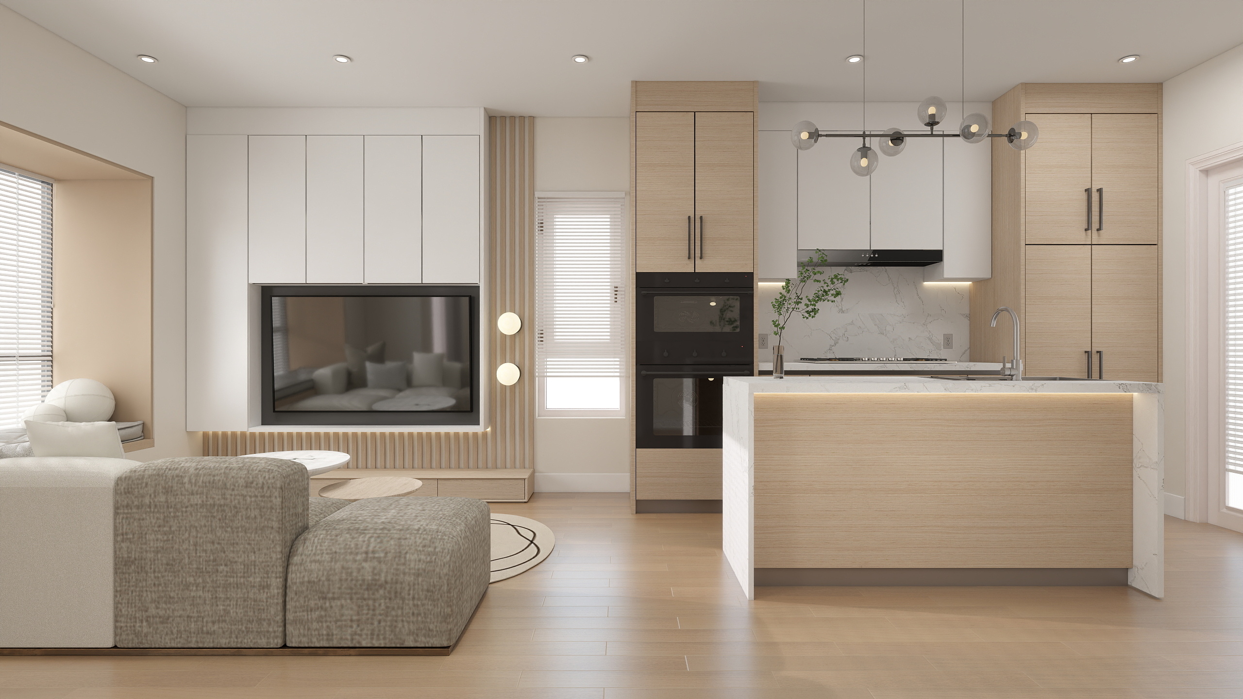 living&kitchen